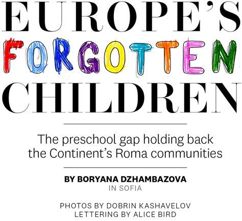 Europe’s forgotten children